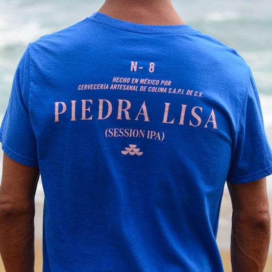 PLAYERA PIEDRA LISA (AZUL)